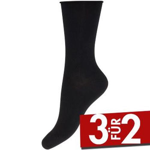 Bamboo Thin Socks Schwarz Strl 37/41 Damen - Decoy - Modalova