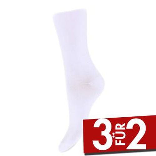 P Bamboo Thin Socks Weiß Strl 37/41 Damen - Decoy - Modalova