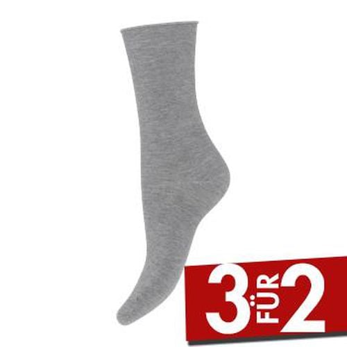 P Bamboo Thin Socks Grau Strl 37/41 Damen - Decoy - Modalova