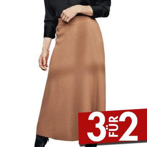 X Jenny Skavlan Wool Flared Skirt Kamel Merinowolle Small Damen - Pierre Robert - Modalova