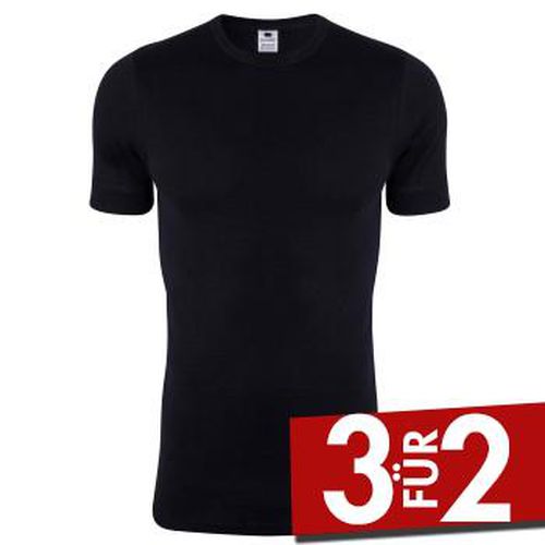 Rib T-Shirt Schwarz Baumwolle Small Herren - Dovre - Modalova