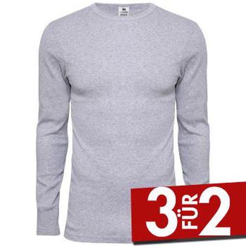 Long Sleeve Crew Neck Grau Baumwolle Small Herren - Dovre - Modalova