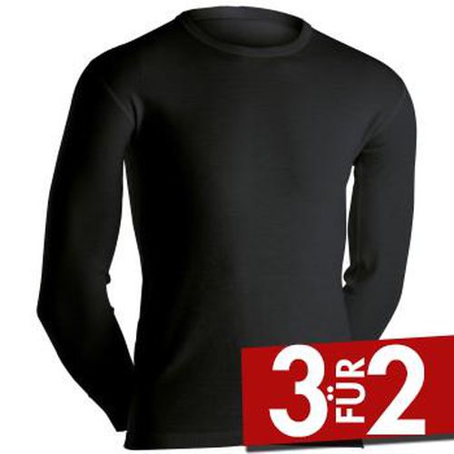 Long Sleeve Wool Crew Neck Schwarz Merinowolle Small Herren - Dovre - Modalova