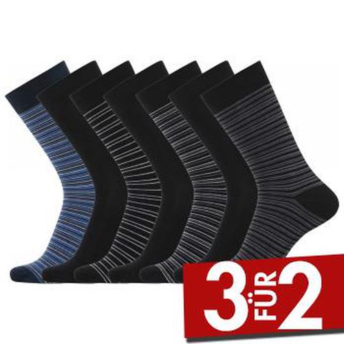 P Bamboo Socks Schwarz/Blau Gr 45/48 Herren - Dovre - Modalova