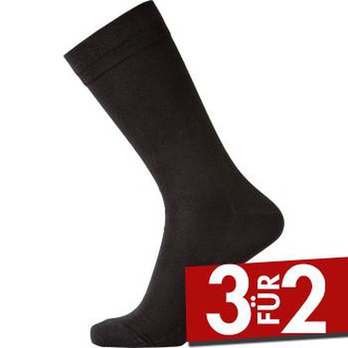 Bamboo No Elastic Sock Schwarz Gr 45/48 Herren - Egtved - Modalova