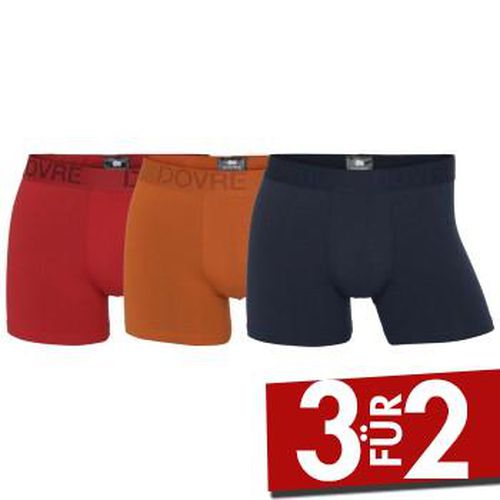 P Bamboo Boxer Tights Blau/Rot Small Herren - Dovre - Modalova