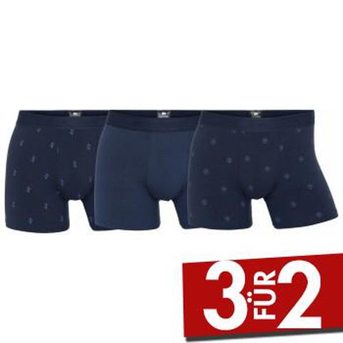 P Bamboo Boxer Tights Blau Muster Small Herren - Dovre - Modalova