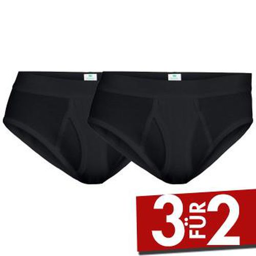 P Organic Cotton Brief With Fly Schwarz Ökologische Baumwolle XX-Large Herren - Dovre - Modalova