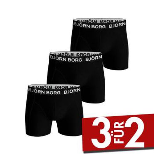 P Cotton Stretch Boxer 1721 Schwarz Baumwolle Small Herren - Björn Borg - Modalova