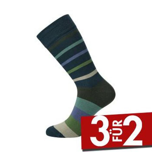 Patterned Cotton Socks Grün/Khaki Gr 40/47 Herren - JBS - Modalova