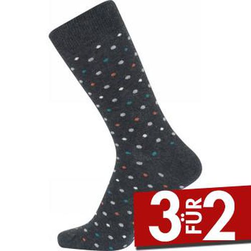 Patterned Cotton Socks Grau/Türkis Gr 40/47 Herren - JBS - Modalova