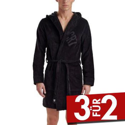 Cotton Bathrobe Schwarz Baumwolle Large Herren - CR7 Cristiano Ronaldo - Modalova