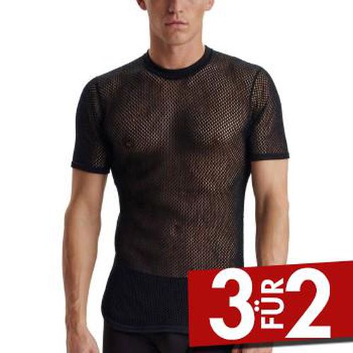 Wool Mesh T-Shirt Schwarz Wolle Small Herren - Dovre - Modalova