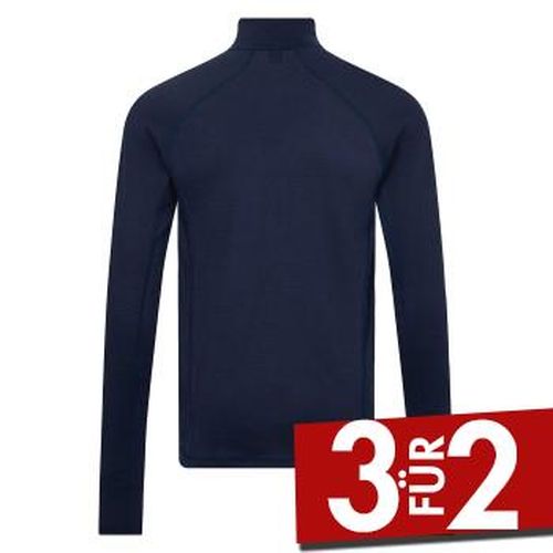 Wool Zip Single Jersey Marine Wolle Small Herren - Dovre - Modalova