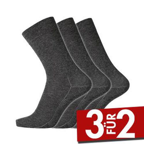 P Cotton Socks Dunkelgrau Gr 40/45 Herren - Dovre - Modalova