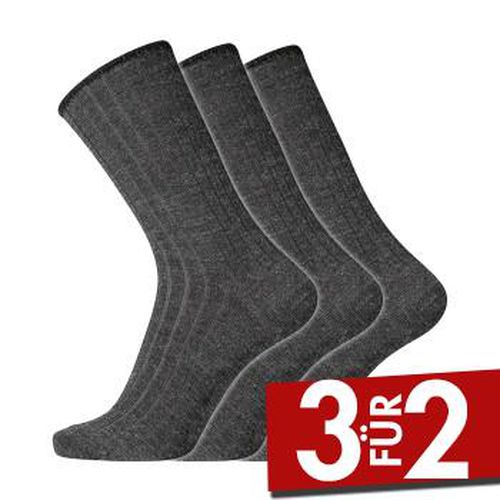 P Wool No-Elastic Socks Dunkelgrau Gr 45/48 Herren - Dovre - Modalova