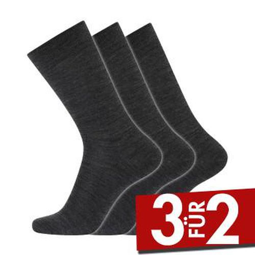 P Organic Wool Sock Dunkelgrau Gr 45/48 Herren - Dovre - Modalova