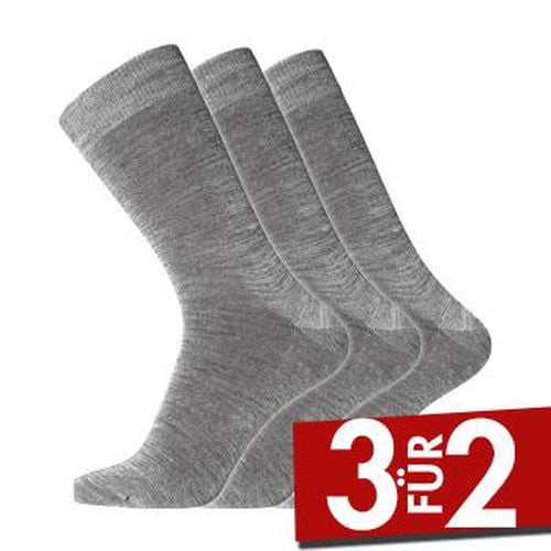 P No Elastic Twin Socks Grau Baumwolle Gr 45/48 Herren - Dovre - Modalova