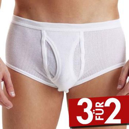 Mesh Brief Weiß Baumwolle Large Herren - JBS - Modalova