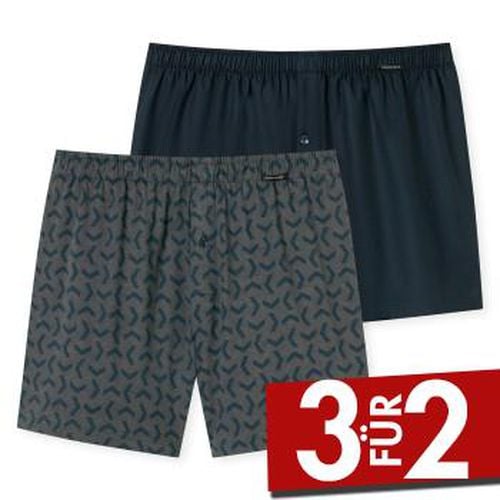 P Boxershorts multipack Blau/Grau Baumwolle Small Herren - Schiesser - Modalova