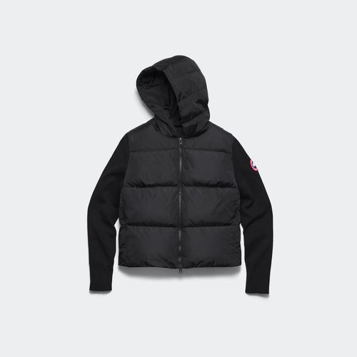 Giubbino largo con cappuccio in maglia trapuntata HyBridge® (Donna, , M) - Canada Goose - Modalova
