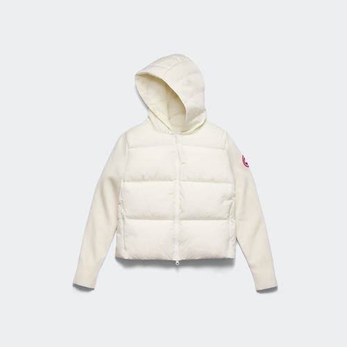 Giubbino largo con cappuccio in maglia trapuntata HyBridge® (Donna, , S) - Canada Goose - Modalova