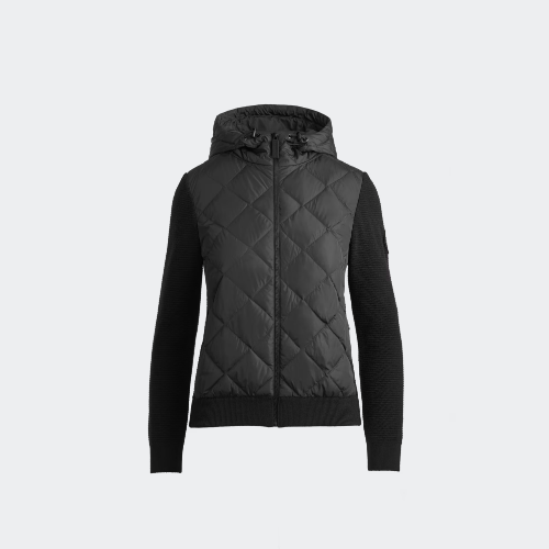 HyBridge® Steppstrick-Kapuzenjacke mit Label (Weiblich, , XL) - Canada Goose - Modalova