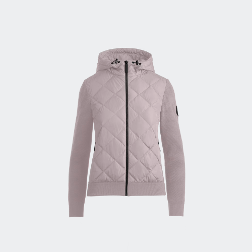 HyBridge® Quilted Knit Hoody Black Label (Women, , M) - Canada Goose - Modalova