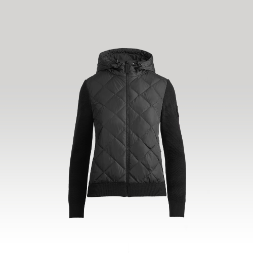 HyBridge® Steppstrick-Kapuzenjacke mit Label (Weiblich, , XS) - Canada Goose - Modalova