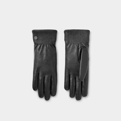 Leather Glove Ribbed Luxe (Women, , XS) - Canada Goose - Modalova