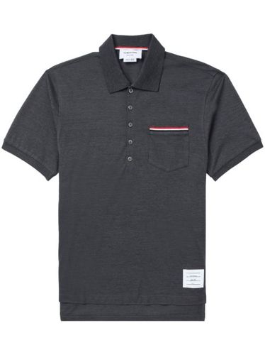 Polo à détail de rayé - Thom Browne - Modalova