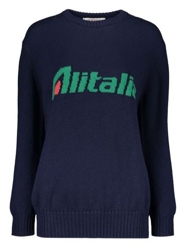Alitalia intarsia jumper - Alberta Ferretti - Modalova