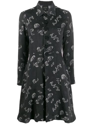 Robe-chemise courte en jacquard - Jean Paul Gaultier Pre-Owned - Modalova