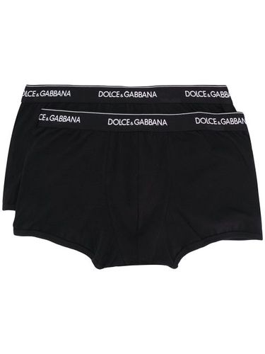 Boxer à logo - Dolce & Gabbana - Modalova