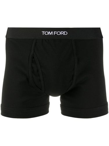 TOM FORD boxer à bande logo - Noir - TOM FORD - Modalova