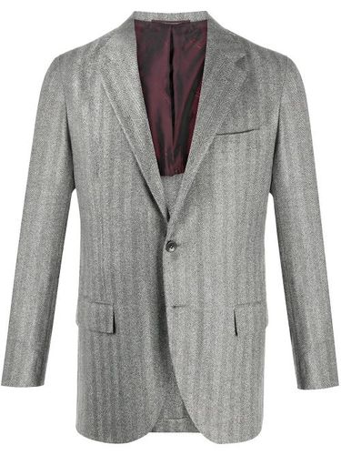 Blazer à fines rayures - Kiton - Modalova