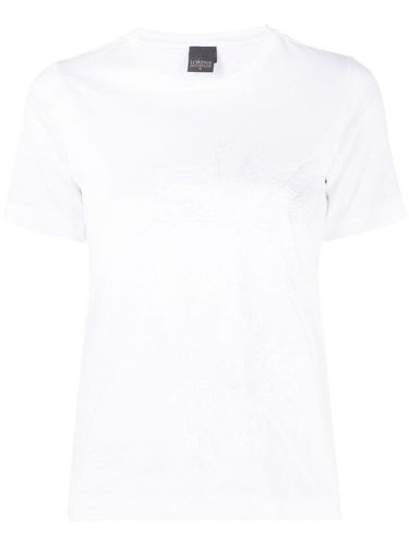 T-shirt à broderies - Lorena Antoniazzi - Modalova