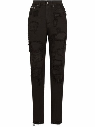 Jean ample à effet usé - Dolce & Gabbana - Modalova