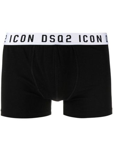 Boxer à taille à logo Icon - DSQUARED2 - Modalova