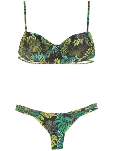 Bikini à imprimé tropical - Amir Slama - Modalova