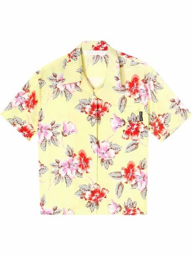 Chemise imprimée à manches courtes - Palm Angels - Modalova