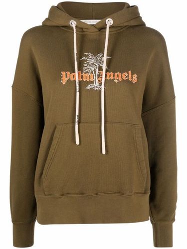 Hoodie à logo imprimé - Palm Angels - Modalova