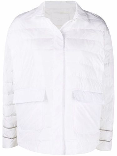 Veste matelassée à col pointu - Fabiana Filippi - Modalova