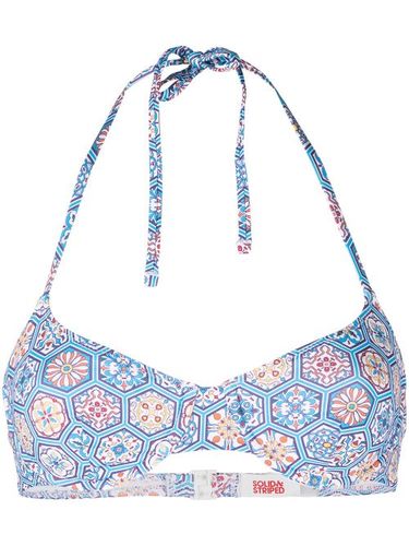 Haut de bikini Ginger à motif géométrique - Solid & Striped - Modalova