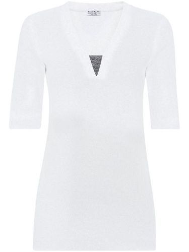 T-shirt à ornements métalliques - Brunello Cucinelli - Modalova