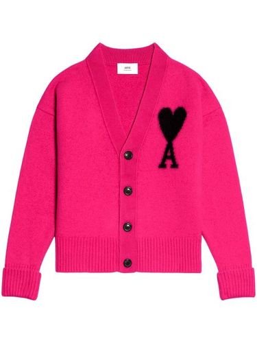 Cardigan Ami de Coeur en laine - AMI Paris - Modalova