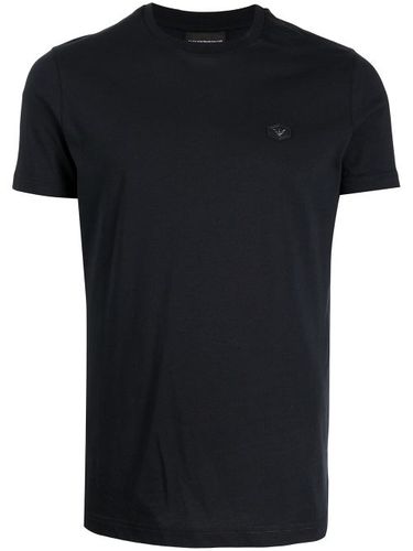 T-shirt à patch logo - Emporio Armani - Modalova