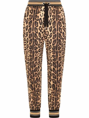 Pantalon de jogging à imprimé léopard - Dolce & Gabbana - Modalova