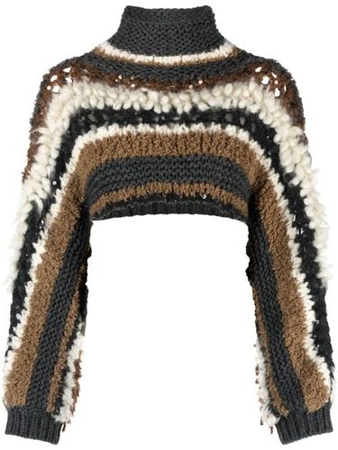 Pull colour block en cachemire - Brunello Cucinelli - Modalova