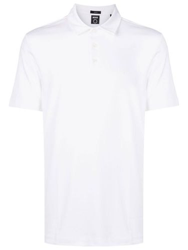Chemise en coton biologique à logo imprimé - BOSS - Modalova